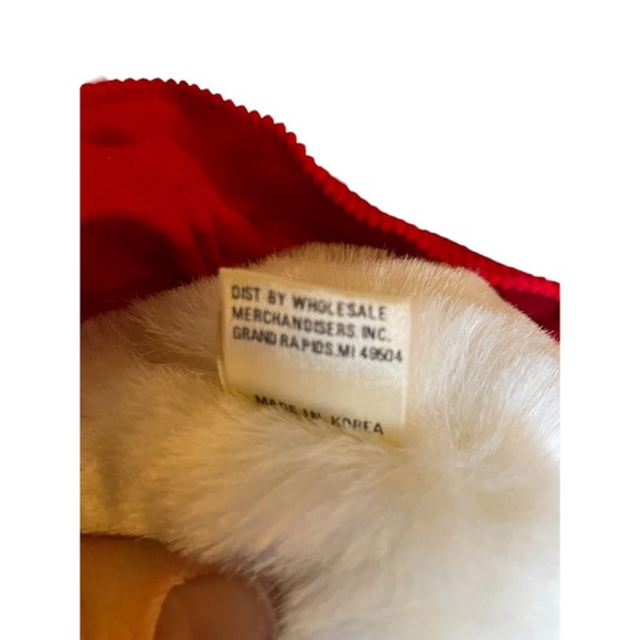 VTG Christmas White Teddy Bears - Holly and Barry Stuffed Plush Animal Toys Rare - Picture 5 of 5